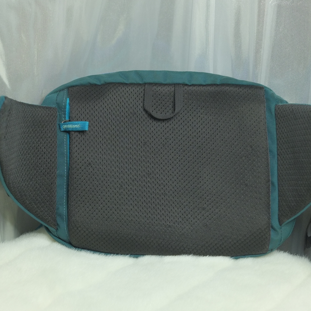 Teal Travel Waist Bag with Llama Logo - Women's Travel Bag - Picture 3 of 8